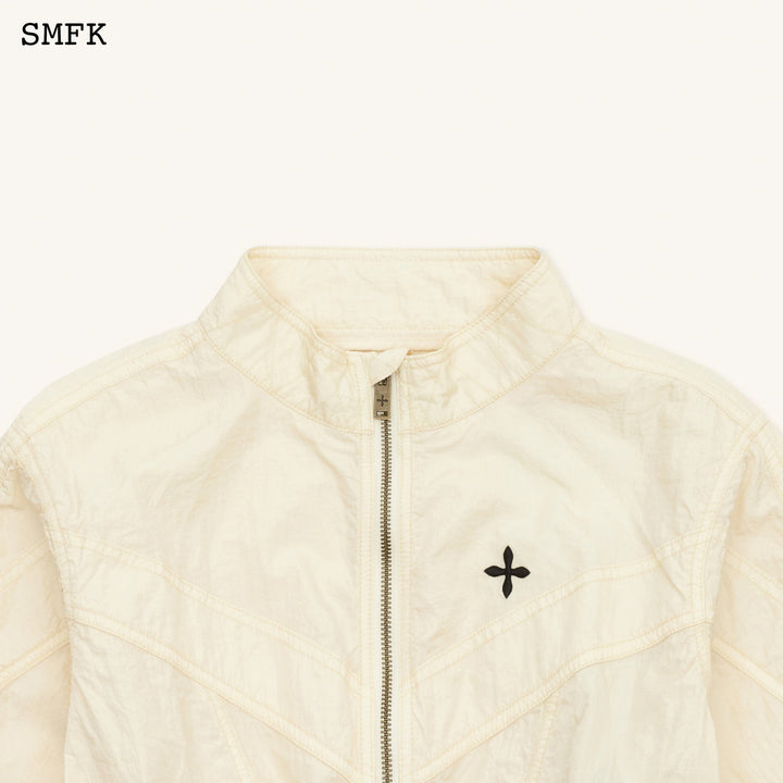 SMFK ANCIENT MYTH VIPER ALLOY JOGGING WHITE JACKET