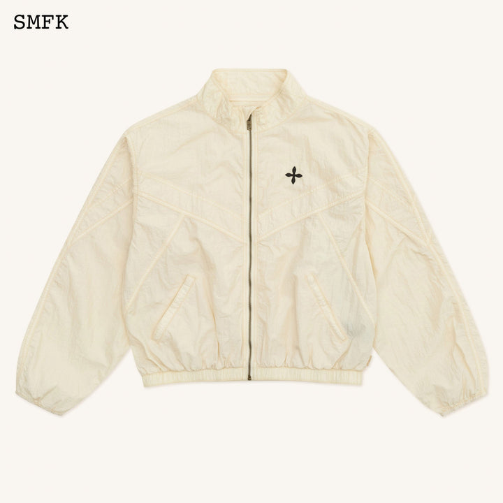 SMFK ANCIENT MYTH VIPER ALLOY LOOSE TRAINING JACKET WHITE