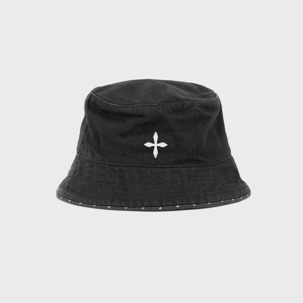 BLACK FOREVER COMPASS BUCKET HATS