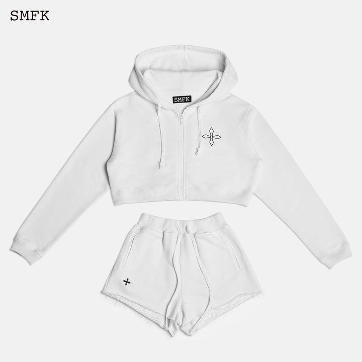 SMFK Black Night Flower Jogging Sports Set