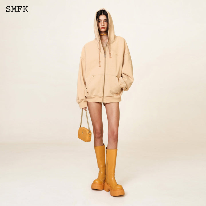 SMFK COMPASS ADVENTURE SMALL CHAIN BAG IN CHEESE