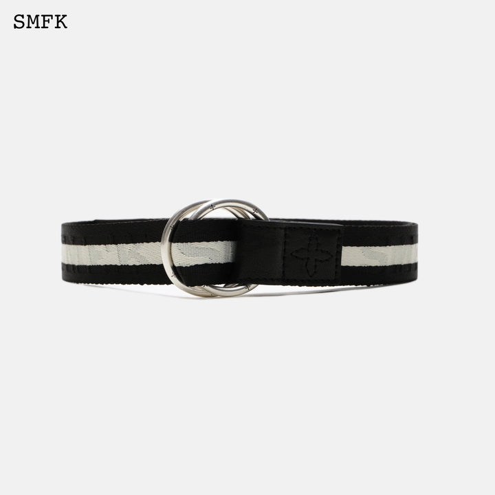 SMFK COMPASS STRIPED BUCKLE BELT