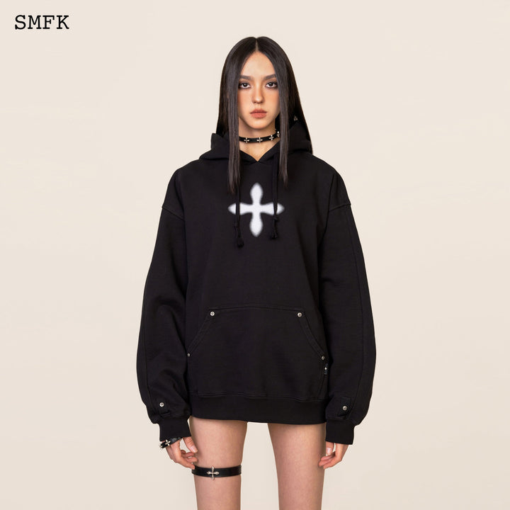 SMFK COMPASS CLASSIC CROSS GRAFFITI HOODIE