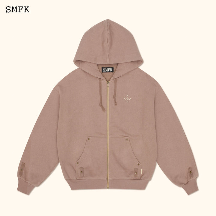 SMFK COMPASS CLASSIC CROSS HOODIE NUDE JACKET