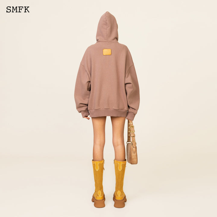 SMFK COMPASS CLASSIC CROSS HOODIE NUDE JACKET