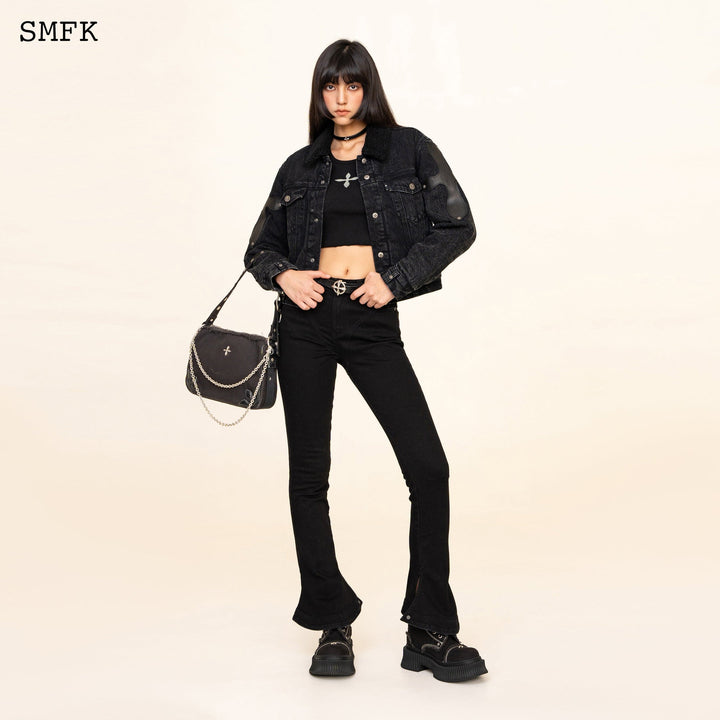 SMFK COMPASS CLASSIC FLORAL DENIM JACKET