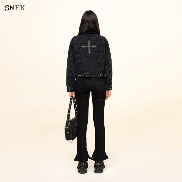 SMFK COMPASS CLASSIC FLORAL DENIM JACKET
