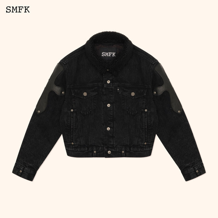 SMFK COMPASS CLASSIC FLORAL DENIM JACKET