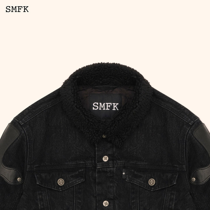 SMFK COMPASS CLASSIC FLORAL DENIM JACKET