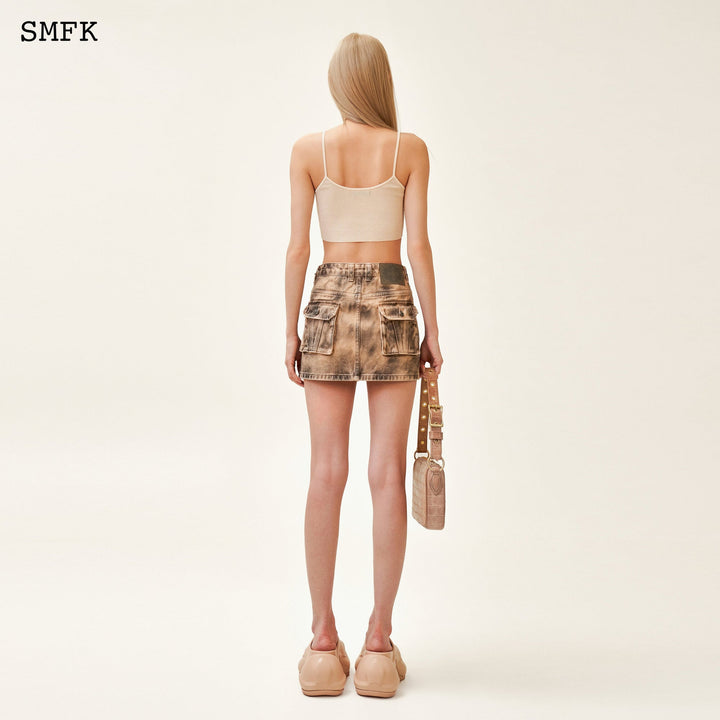 SMFK COMPASS CROSS CLASSIC KNITTED ULTRA SHORT VEST TOP