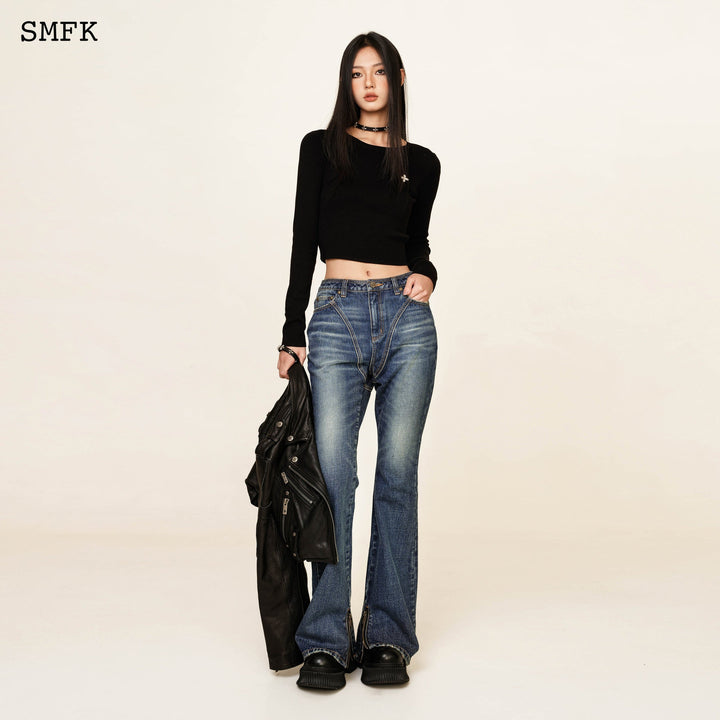 SMFK COMPASS CROSS CLASSIC RIDING KNITTED TOP