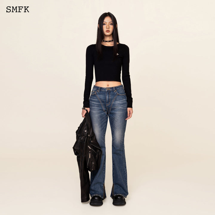 SMFK COMPASS CROSS CLASSIC RIDING KNITTED TOP