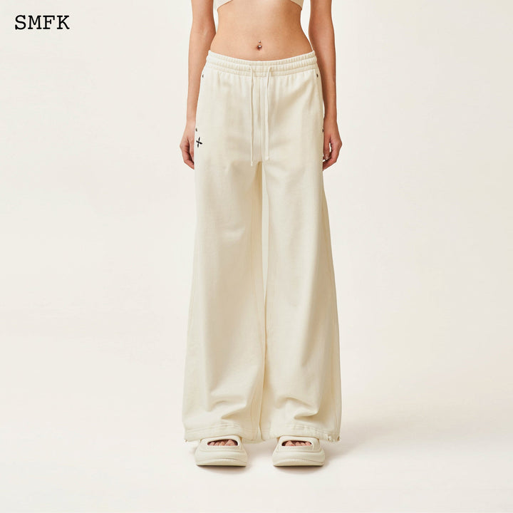 SMFK COMPASS CROSS CLASSIC WIDE-LEG SWEATPANTS