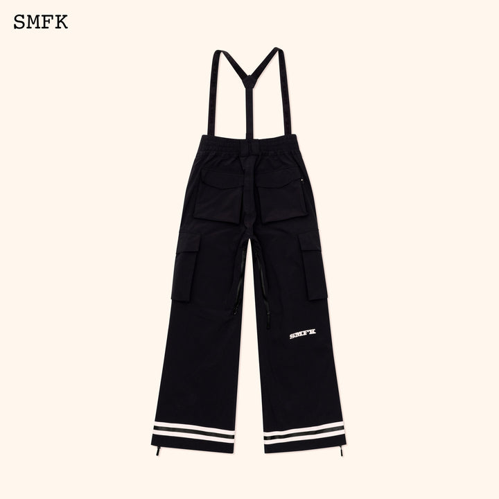 SMFK COMPASS CROSS DNA SKI SNOW PANTS IN BLACK