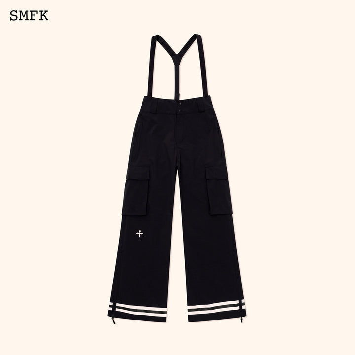 SMFK COMPASS CROSS DNA SKI SNOW PANTS IN BLACK