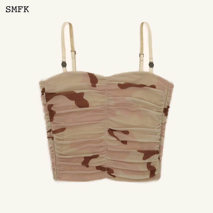 SMFK COMPASS DESERT CAMOUFLAGE SPORTS VEST TOP