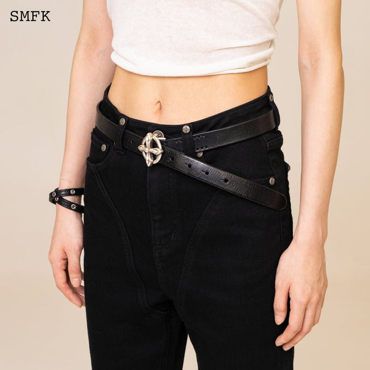 SMFK COMPASS HANDMADE BLACK BELT