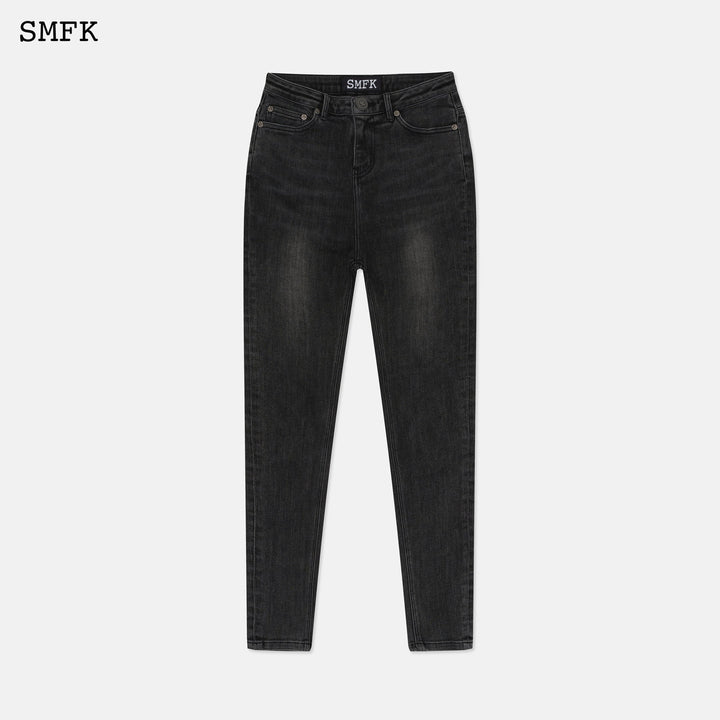 SMFK COMPASS HIGH WAIST GREY JEANS