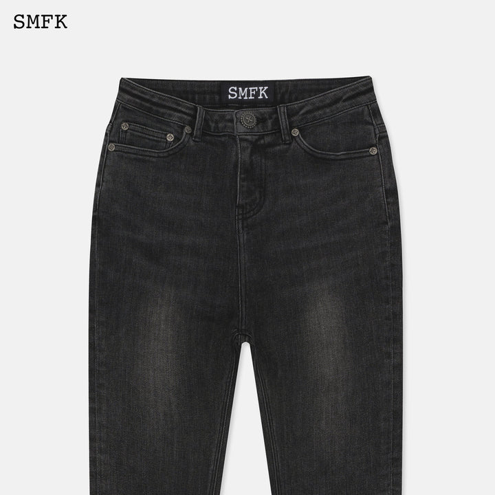 SMFK COMPASS HIGH WAIST GREY JEANS