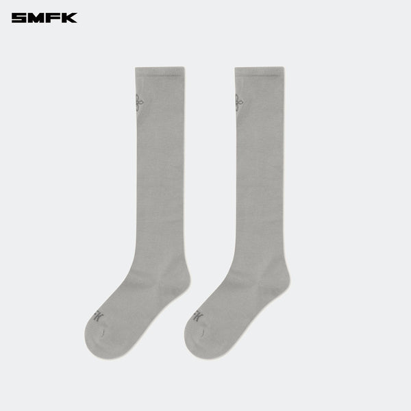 COMPASS HUG SPORTS MID-CALF SOCKS GRAY (2 PAIRS)