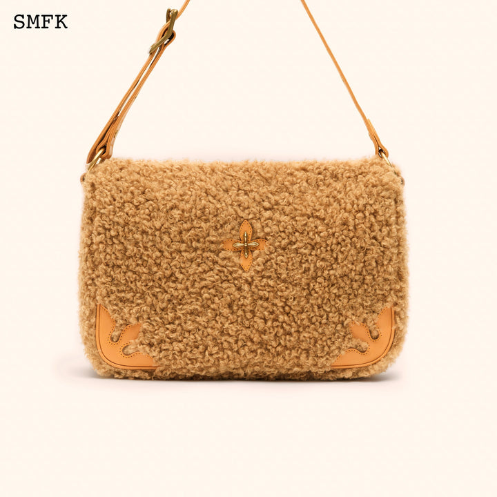 SMFK COMPASS KITTY BAG IN WHEAT (LARGE)