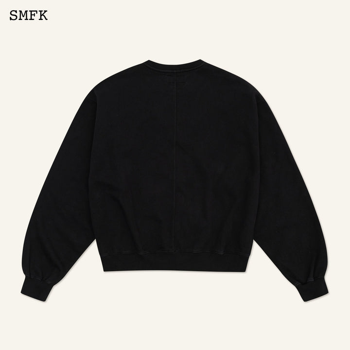 SMFK COMPASS STAR GARDEN CLASSIC SPORTS BLACK SWEATSHIRT