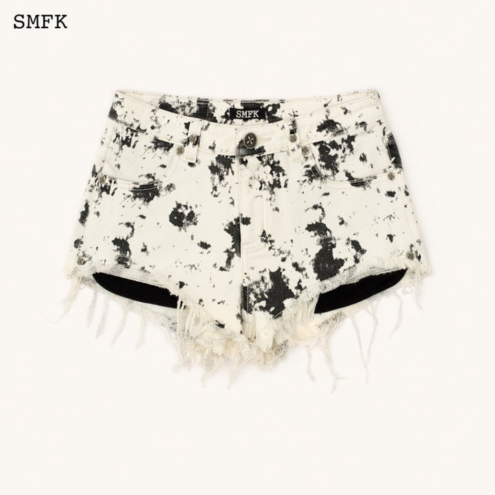 SMFK COMPASS TARPAN INK CAMOUFLAGE SHORT JEANS