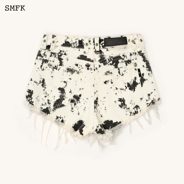 SMFK COMPASS TARPAN INK CAMOUFLAGE SHORT JEANS