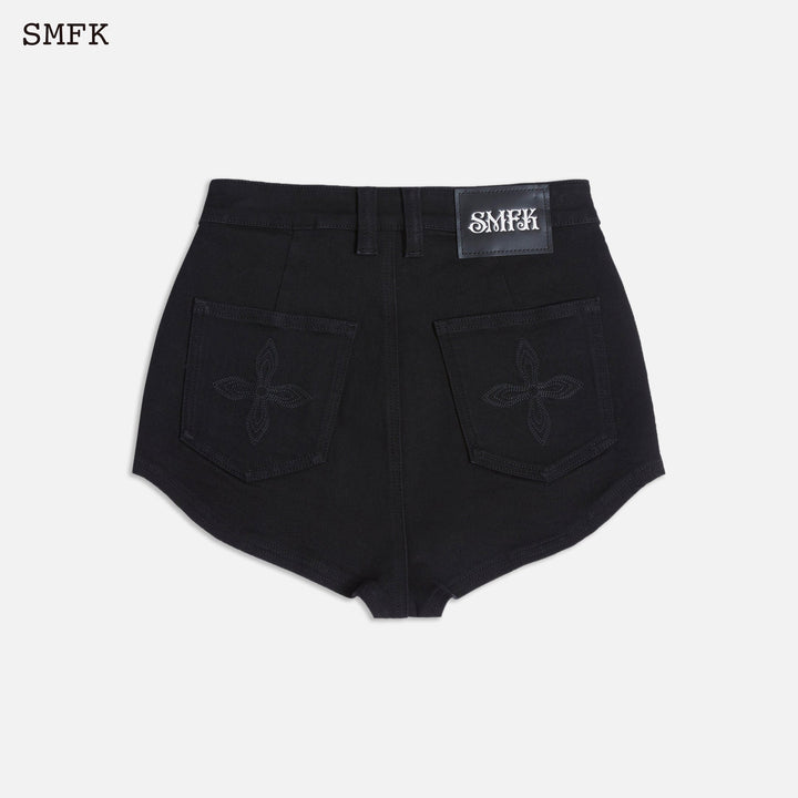 smfk Dance Group Denim Hot Pants