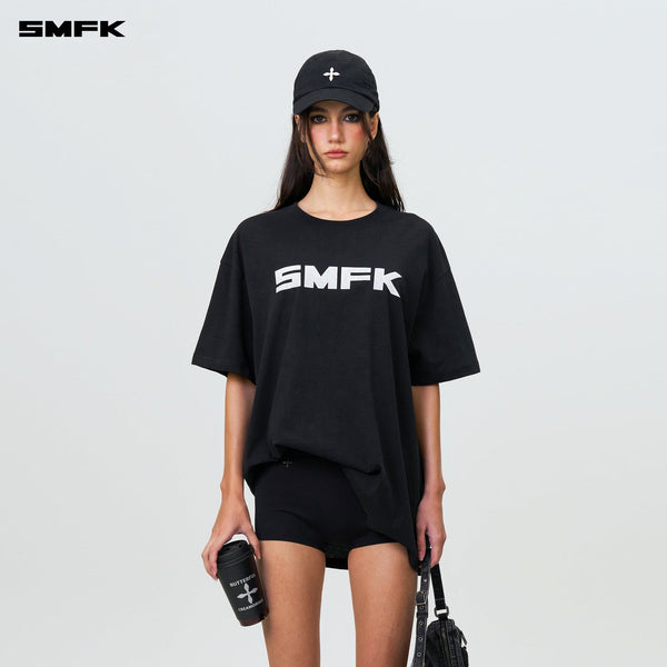 FUTURE SMFK LOGO STANDARD LOOSE TEE BLACK