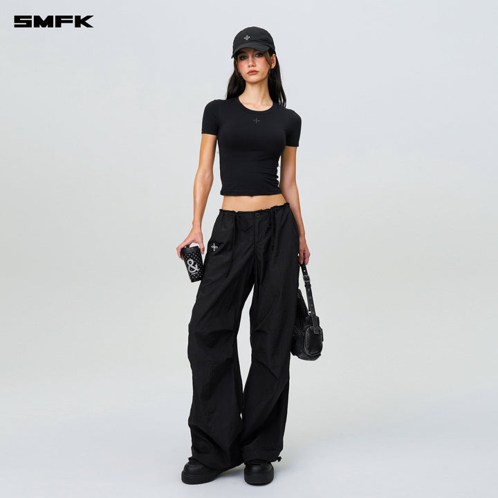 SMFK FUTURE STORM HUNTING LOOSE PARATROOPER PANTS BLACK