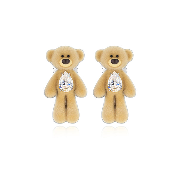 PLUSH BEAR EAR STUD