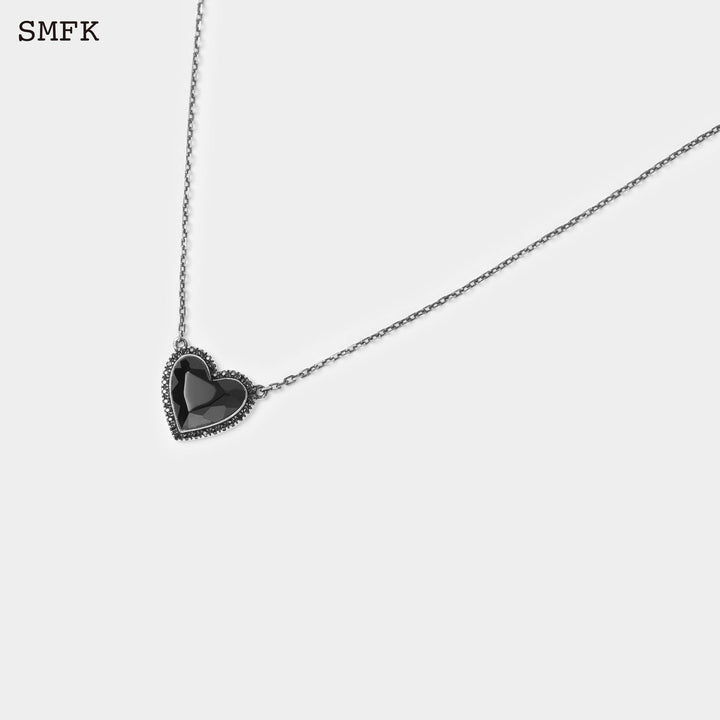 SMFK NECKLACE/HEART/BLACK