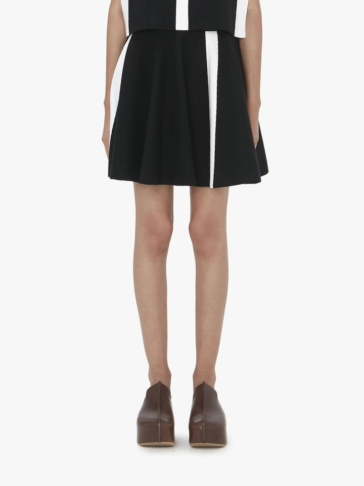 JW Anderson CONTRAST A LINE MINI SKIRT