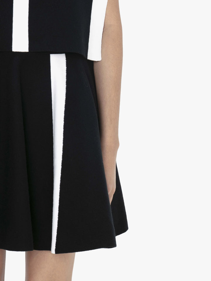 JW Anderson CONTRAST A LINE MINI SKIRT