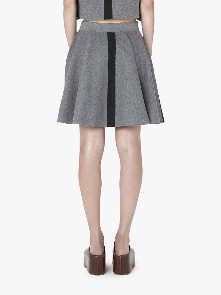 JW Anderson CONTRAST A LINE MINI SKIRT