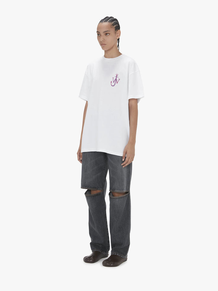 JW Anderson ANCHOR LAYERED SLEEVE T-SHIRT