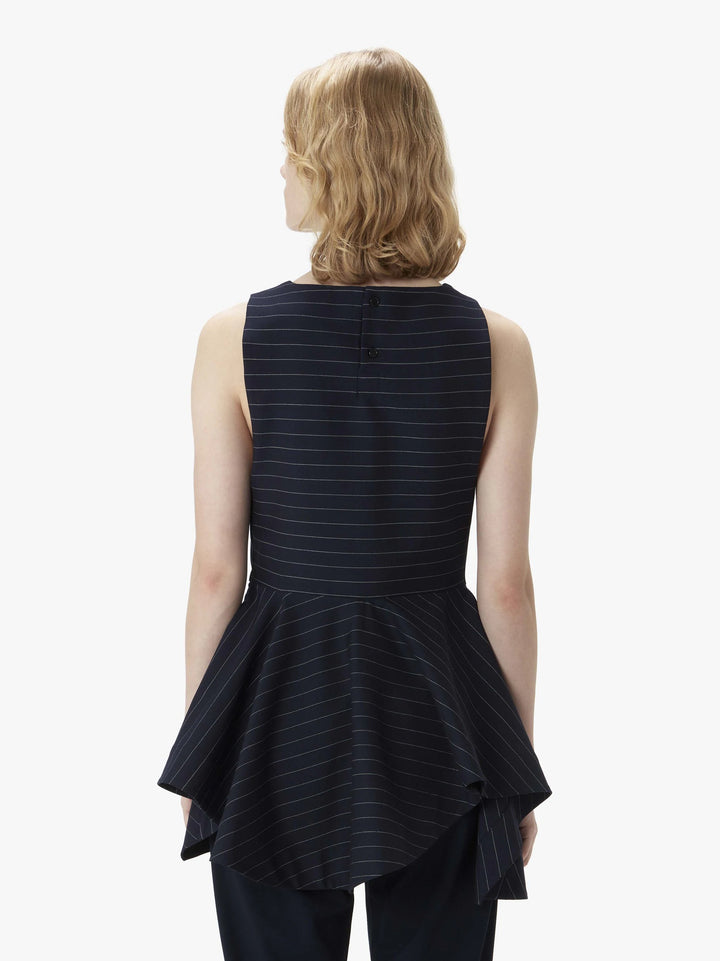 jw Anderson SLEEVELESS PEPLUM TOP