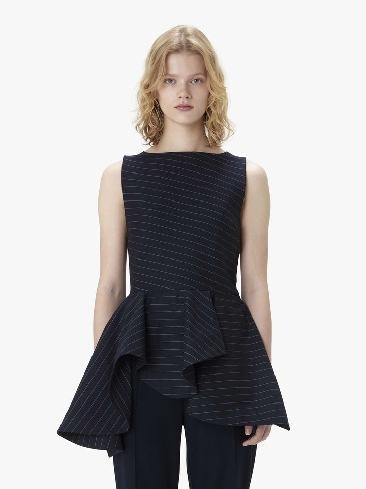 jw Anderson SLEEVELESS PEPLUM TOP