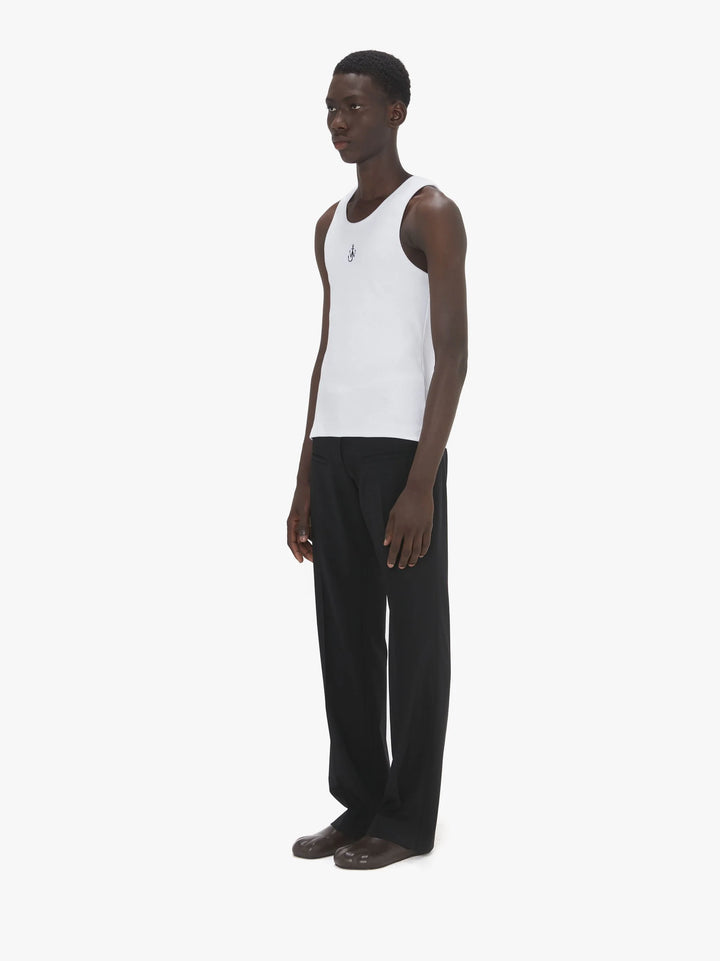 JW Anderson ANCHOR EMBROIDERY TANK TOP