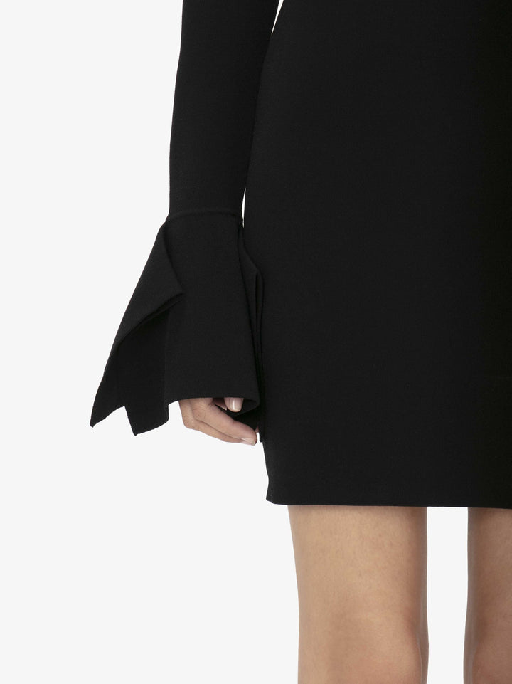 JW Anderson SQUARE CUFF V-NECK DRESS