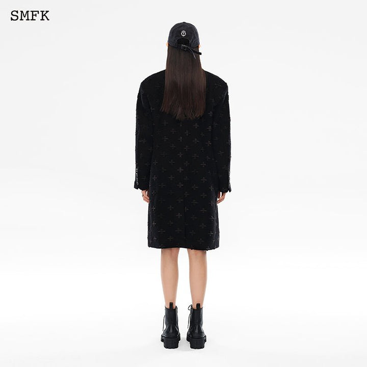 SMFK MIDNIGHT GARDEN CLASSIC WOOL COAT