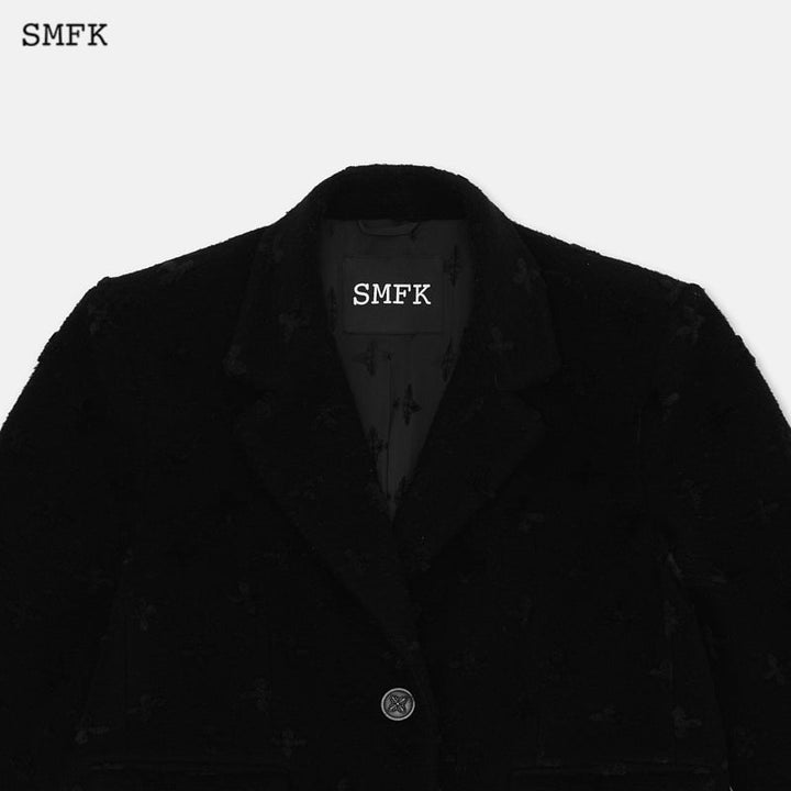 SMFK MIDNIGHT GARDEN CLASSIC WOOL COAT