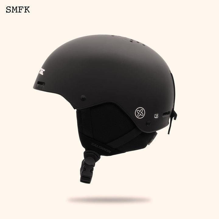 SMFK X SALOMON COMPASS BRIGADE SKI HELMET IN BLACK