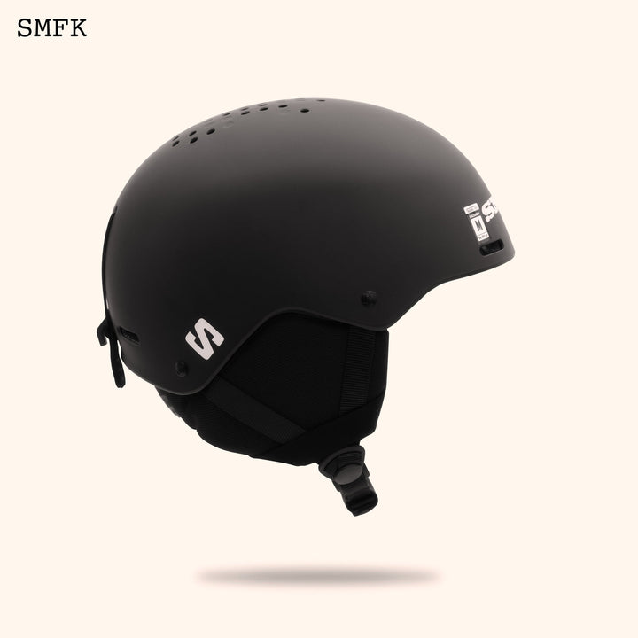 SMFK X SALOMON COMPASS BRIGADE SKI HELMET IN BLACK