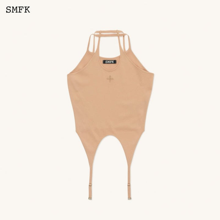 SMFK TEMPLE CHINESE CRESCENT SPORTS VEST TOP NUDE