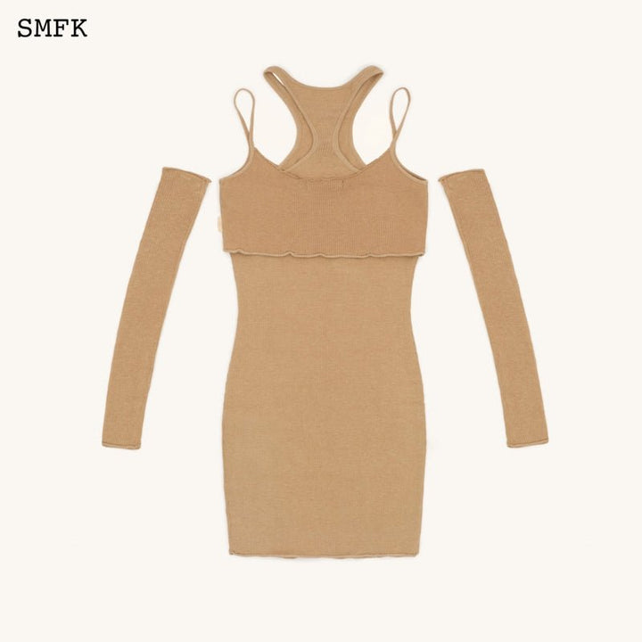 SMFK TEMPLE DESERT HUNTING KNITTED DRESS 3-PIECES SET