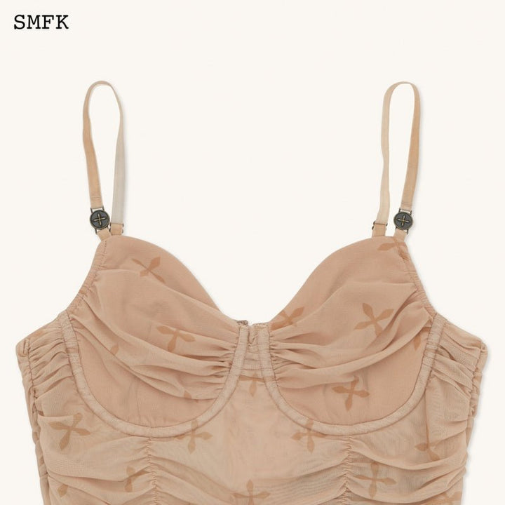 SMFK TEMPLE GARDEN CORSET SLING TOP NUDE