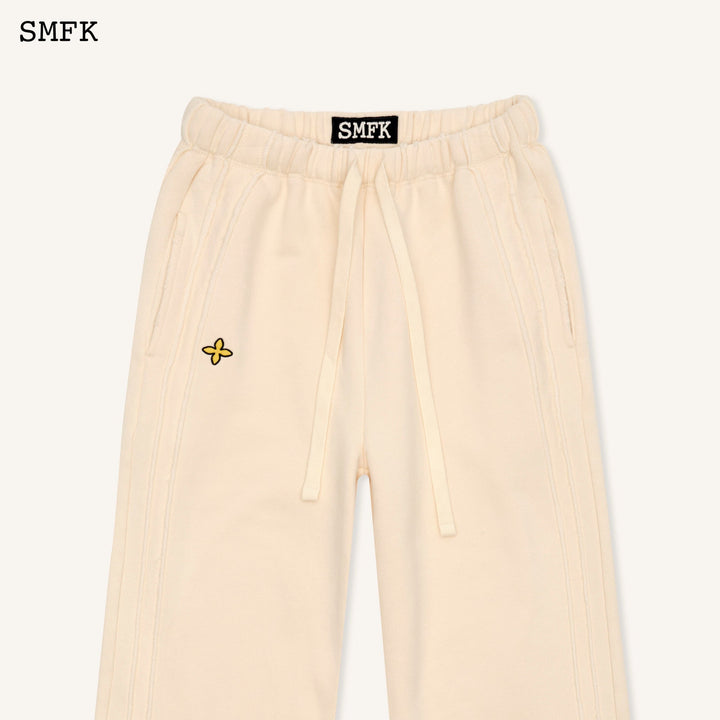 SMFK WILDWORLD CREAM SWEATPANTS CULOTTES