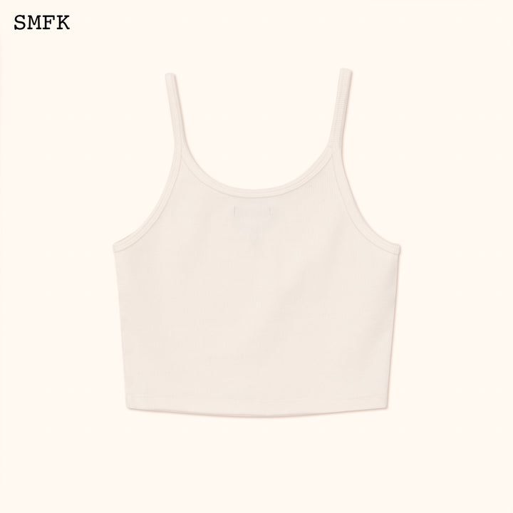 SMFK WILDWORLD CROSS SPORTY VEST TOP IN WHITE